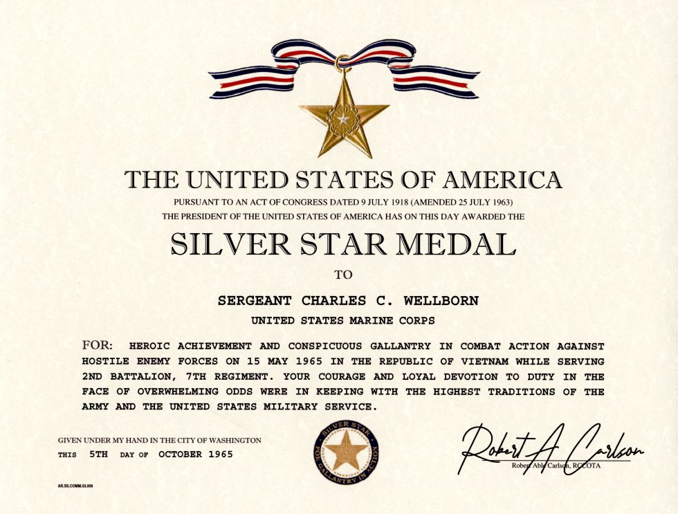 Military Certificate Holder, paddec Award presentation holder